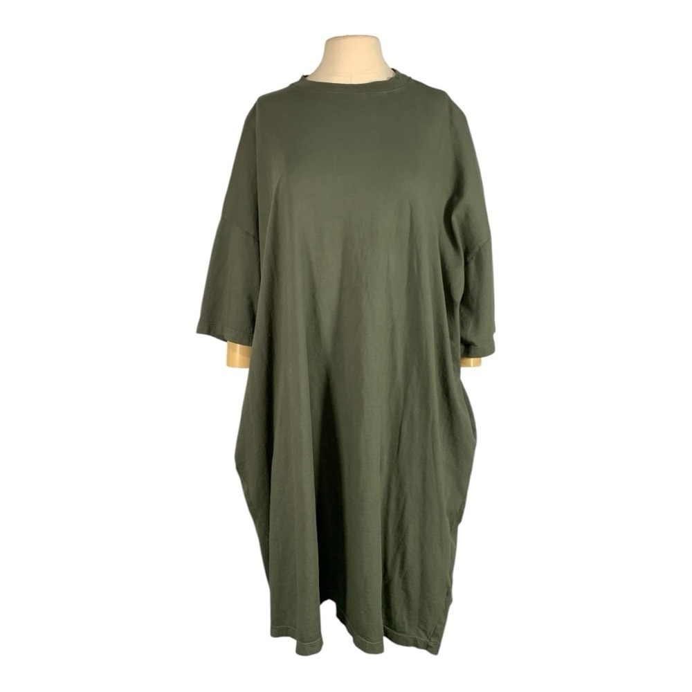 Clu Kaftan Cocoon Shirt Midi Dress Size OS